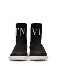 Valentino Black Garavani Vltn Sock Sneakers
