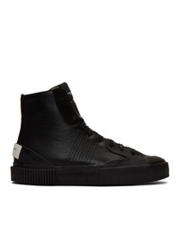 Givenchy Black High Tennis Light Sneakers