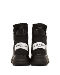 Givenchy Black Jaw High Sneakers