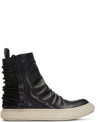 D.gnak By Kang.d Black Lace Up Back High Top Sneakers
