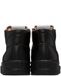 Jil Sander Black Lace Up Sneakers