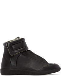 Maison Margiela Black Leather Future High Top Sneakers