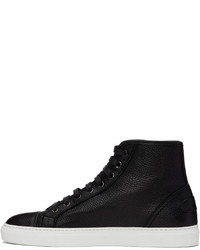 Brioni Black Leather Sneakers