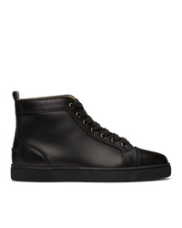 Christian Louboutin Black Louis High Top Sneakers