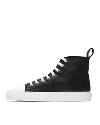 Moschino Black Mickey Rat High Top Sneakers