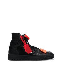 Off-White Black Off Court 30 Leather Sneakers