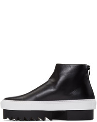 Givenchy Black Platform High Top Sneakers