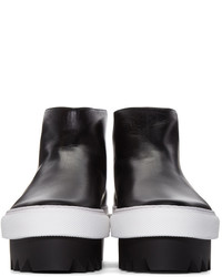 Givenchy Black Platform High Top Sneakers