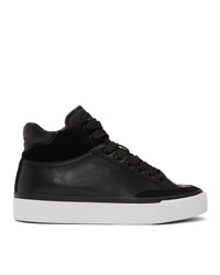 Rag and Bone Black Rb Army High Top Sneakers