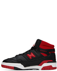 New Balance Black Red 650r Sneakers