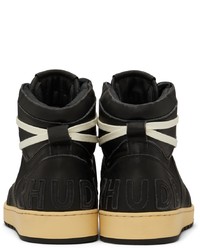 Rhude Black Rhecess Hi Sneakers