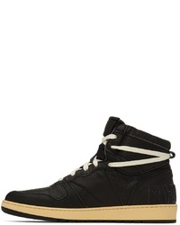 Rhude Black Rhecess Hi Sneakers