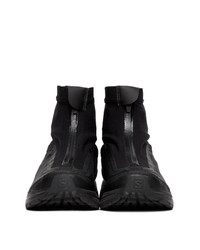 11 By Boris Bidjan Saberi Black Salomon Edition Bamba2 High Top Sneakers