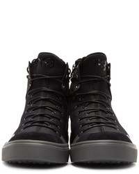 Y-3 Black Sen High Sneakers