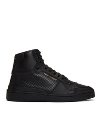 Saint Laurent Black Sl24 Sneakers