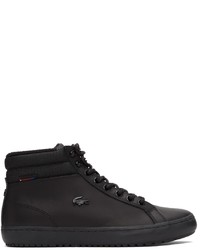 Lacoste Black Straightset Thermo Sneakers