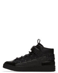 Pierre Hardy Black Victor Cruz Edition High Sneakers