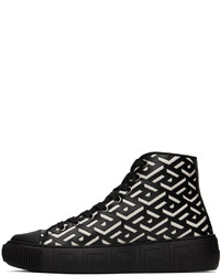 Versace Black White La Greca Sneakers