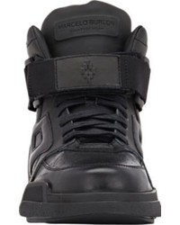 Marcelo Burlon County of Milan Block Sneakers Black Size 11