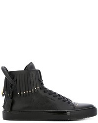 Buscemi 125mm Fringed High Top Sneakers