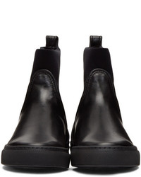 Cédric Charlier Cedric Charlier Black Pull On High Top Sneakers