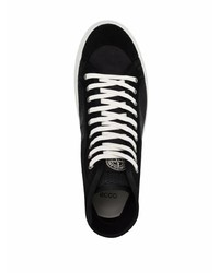 Stone Island Compass Badge High Top Sneakers