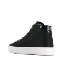 Ea7 Emporio Armani Embossed Logo Hi Top Sneakers