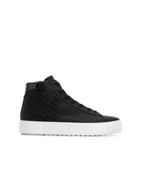 Ea7 Emporio Armani Embossed Logo Hi Top Sneakers