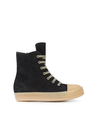 Rick Owens Extended Tongue Lace Up Sneakers