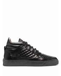 Leandro Lopes Faisca Quilted High Top Sneakers