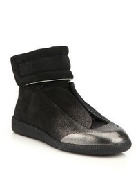 Maison Margiela Gradient Leather Future High Top Sneakers