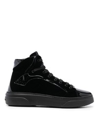 DSQUARED2 High Shine Lace Up Sneakers