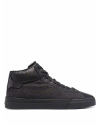 Santoni High Top Lace Up Trainers