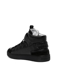 Pierre Hardy High Top Leather Sneakers