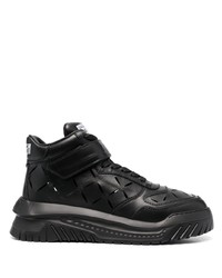 Versace High Top Leather Trainers