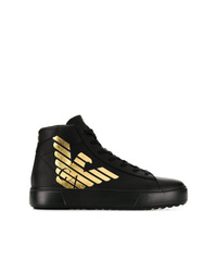 Ea7 Emporio Armani High Top Logo Sneakers