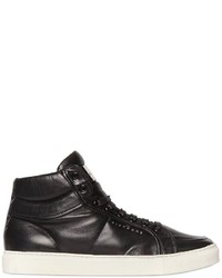 John Richmond Nappa Leather High Top Sneakers