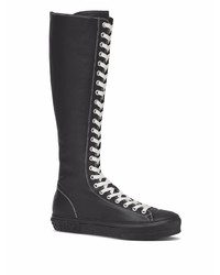 Burberry Knee High Lace Up Sneakers
