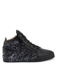 Giuseppe Zanotti Kriss Leather High Top Sneakers