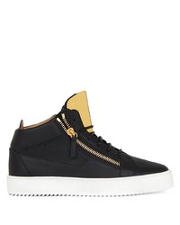 Giuseppe Zanotti Kriss Steel High Top Sneakers