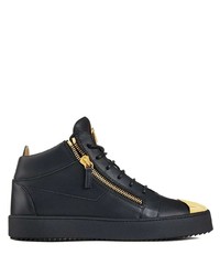 Giuseppe Zanotti Kriss Steel Mid Top Sneakers