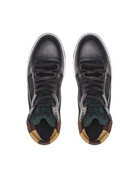 Fendi Lace Up High Top Sneakers