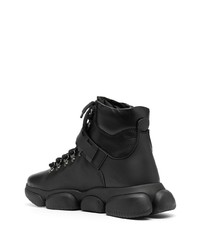 Moncler Leather High Top Sneakers