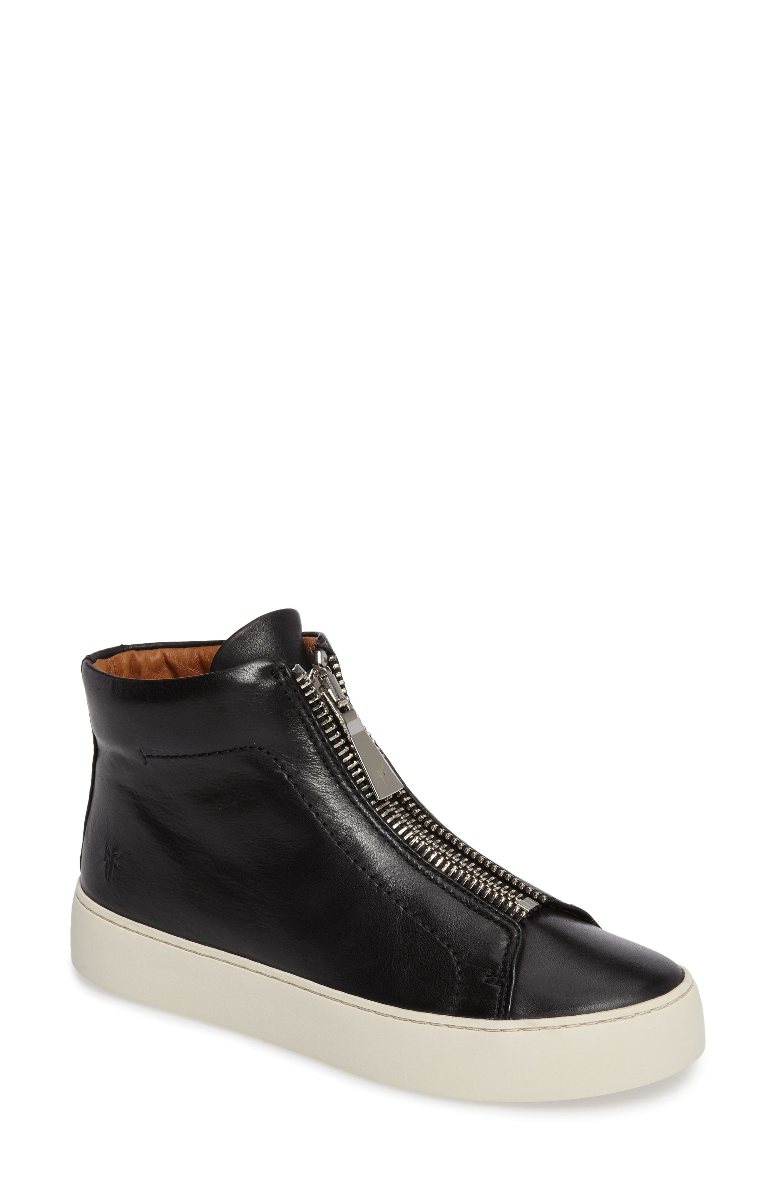 Frye Lena Zip High Top Sneaker, $257 | Nordstrom | Lookastic