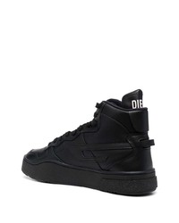 Diesel Logo Plaque Lace Up Sneakers