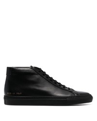 Common Projects Logo Print High Top Sneakers