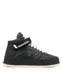 DSQUARED2 Logo Print Lace Up Sneakers