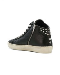 Leather Crown M Iconic Hi Top Sneakers