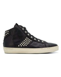Leather Crown M Iconic Hi Top Sneakers