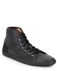 Ben Sherman Mitchell Leather High Top Sneakers